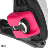 Maxbell 2 Pieces Bike Pedal Adapter Premium Road Cycling Bicycle Flat Step Converter Pink