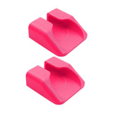 Maxbell 2 Pieces Bike Pedal Adapter Premium Road Cycling Bicycle Flat Step Converter Pink