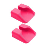 Maxbell 2 Pieces Bike Pedal Adapter Premium Road Cycling Bicycle Flat Step Converter Pink