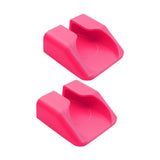 Maxbell 2 Pieces Bike Pedal Adapter Premium Road Cycling Bicycle Flat Step Converter Pink