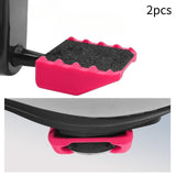 Maxbell 2 Pieces Bike Pedal Adapter Premium Road Cycling Bicycle Flat Step Converter Pink