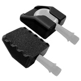 Maxbell 2 Pieces Bike Pedal Adapter Premium Road Cycling Bicycle Flat Step Converter Black