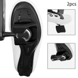Maxbell 2 Pieces Bike Pedal Adapter Premium Road Cycling Bicycle Flat Step Converter Black