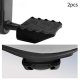 Maxbell 2 Pieces Bike Pedal Adapter Premium Road Cycling Bicycle Flat Step Converter Black