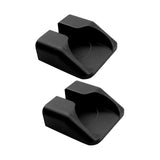 Maxbell 2 Pieces Bike Pedal Adapter Premium Road Cycling Bicycle Flat Step Converter Black