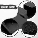 Maxbell 2 Pieces Bike Pedal Adapter Premium Road Cycling Bicycle Flat Step Converter Black