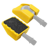 Maxbell 2 Pieces Bike Pedal Adapter Premium Road Cycling Bicycle Flat Step Converter Yellow