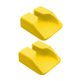 Maxbell 2 Pieces Bike Pedal Adapter Premium Road Cycling Bicycle Flat Step Converter Yellow