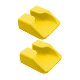 Maxbell 2 Pieces Bike Pedal Adapter Premium Road Cycling Bicycle Flat Step Converter Yellow