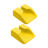 Maxbell 2 Pieces Bike Pedal Adapter Premium Road Cycling Bicycle Flat Step Converter Yellow