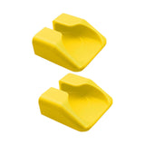 Maxbell 2 Pieces Bike Pedal Adapter Premium Road Cycling Bicycle Flat Step Converter Yellow