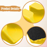 Maxbell 2 Pieces Bike Pedal Adapter Premium Road Cycling Bicycle Flat Step Converter Yellow