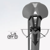 Maxbell Bicycle Seat Adjustment Tool Gift Bike Seat Adjuster for Riding Outdoor Home