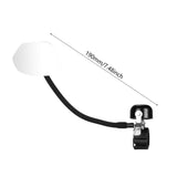 Maxbell Bicycle Bell Rearview Mirror Rotatable Easy to Install Bike Mirror with Bell Left