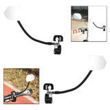 Maxbell Bicycle Bell Rearview Mirror Rotatable Easy to Install Bike Mirror with Bell Left