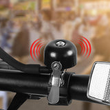 Maxbell Bicycle Bell Rearview Mirror Rotatable Easy to Install Bike Mirror with Bell Left