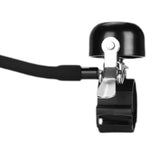 Maxbell Bicycle Bell Rearview Mirror Rotatable Easy to Install Bike Mirror with Bell Left