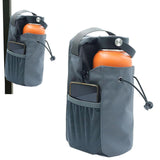 Maxbell Magnetic Water Bottle Carrier Bag for Travel Accessory Multipurpose Portable Grey