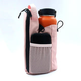 Maxbell Magnetic Water Bottle Carrier Bag for Travel Accessory Multipurpose Portable Pink