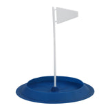 Maxbell Golf Putting Cup Silicone Portable with Flag Easy Use Sturdy Hole Cup Adults Blue