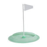 Maxbell Golf Putting Cup Silicone Portable with Flag Easy Use Sturdy Hole Cup Adults Green