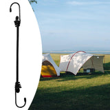 Maxbell Heavy Duty Bungee Cord with Hooks Utility Rope Hooks for Camping Bikes Cargo 1 Piece