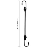 Maxbell Heavy Duty Bungee Cord with Hooks Utility Rope Hooks for Camping Bikes Cargo 2 Pieces