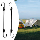 Maxbell Heavy Duty Bungee Cord with Hooks Utility Rope Hooks for Camping Bikes Cargo 2 Pieces