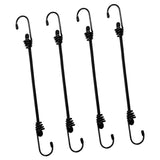 Maxbell Heavy Duty Bungee Cord with Hooks Utility Rope Hooks for Camping Bikes Cargo 4 Pieces