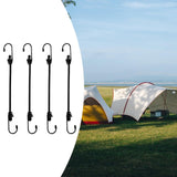 Maxbell Heavy Duty Bungee Cord with Hooks Utility Rope Hooks for Camping Bikes Cargo 4 Pieces
