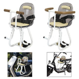 Maxbell Electric Bicycles Front Mount Seat Portable Easy to Install Kids Seat Saddle Handrail