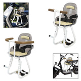 Maxbell Electric Bicycles Front Mount Seat Portable Easy to Install Kids Seat Saddle Handrail