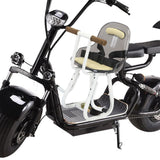 Maxbell Electric Bicycles Front Mount Seat Portable Easy to Install Kids Seat Saddle Handrail