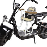 Maxbell Electric Bicycles Front Mount Seat Portable Easy to Install Kids Seat Saddle Guardrail