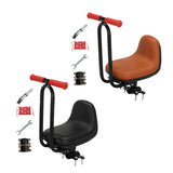 Maxbell Kids Bicycle Front Seat Child Bike Front Saddle for Girls Outdoor Activities Black