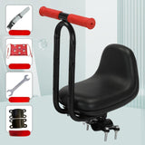 Maxbell Kids Bicycle Front Seat Child Bike Front Saddle for Girls Outdoor Activities Black