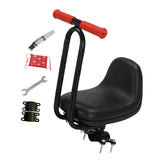 Maxbell Kids Bicycle Front Seat Child Bike Front Saddle for Girls Outdoor Activities Black