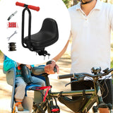 Maxbell Kids Bicycle Front Seat Child Bike Front Saddle for Girls Outdoor Activities Black