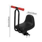 Maxbell Kids Bicycle Front Seat Child Bike Front Saddle for Girls Outdoor Activities Black