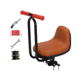 Maxbell Kids Bicycle Front Seat Child Bike Front Saddle for Girls Outdoor Activities Brown