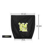 Maxbell Folding Bike Cover Waterproof Transport Protect Cover for Garage Home Travel Black