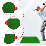 Maxbell Golf Hitting Mat Train Aid Gifts Golf Training for Men Women Beginner Adults