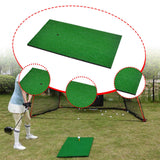 Maxbell Golf Hitting Mat Improve Skills Carpet Practice Pad for Beginner Office Home S