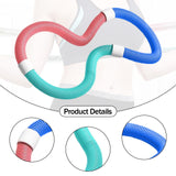 Maxbell Weighted Fitness Hoop Indoor Portable Abdomen Fitness Circles for Gym Adults 1kg