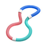 Maxbell Weighted Fitness Hoop Indoor Portable Abdomen Fitness Circles for Gym Adults 1kg