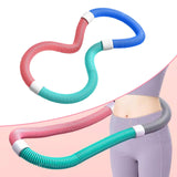 Maxbell Weighted Fitness Hoop Indoor Portable Abdomen Fitness Circles for Gym Adults 1kg