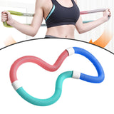 Maxbell Weighted Fitness Hoop Indoor Portable Abdomen Fitness Circles for Gym Adults 1.2kg