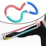 Maxbell Weighted Fitness Hoop Indoor Portable Abdomen Fitness Circles for Gym Adults 1.2kg