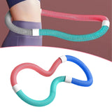 Maxbell Weighted Fitness Hoop Indoor Portable Abdomen Fitness Circles for Gym Adults 1.5kg