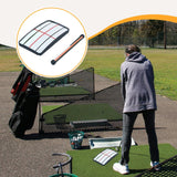 Maxbell Golf Mirror for Putting Alignment Training Aid Practical Acrylic Putting Aid